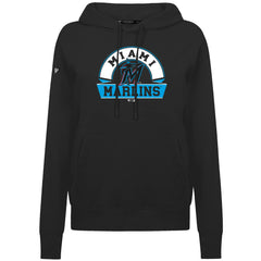 Miami Marlins Levelwear Women's Adorn Banner Arch Hoodie discount