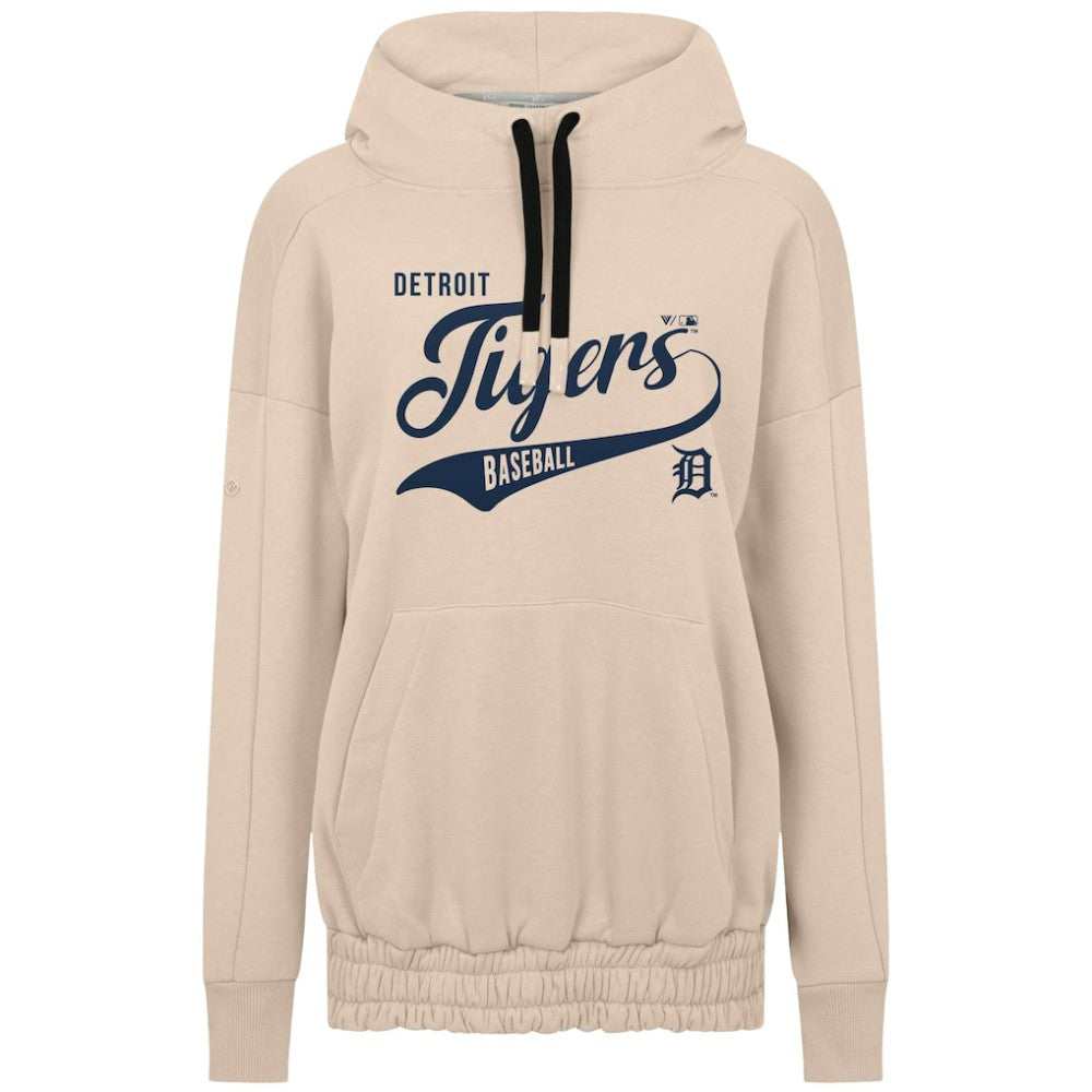 Detroit Tigers Levelwear Women's Oversized Waterfall Glide Hoodie Sale