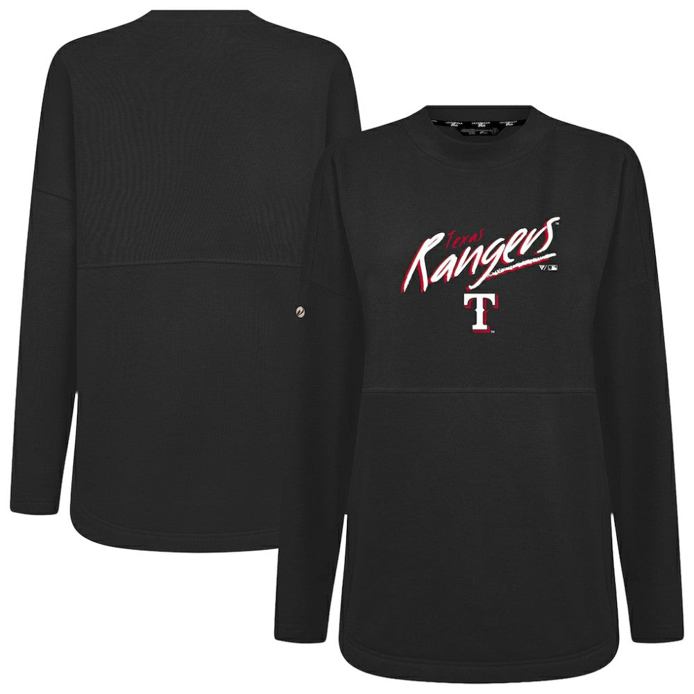 Texas Rangers Levelwear Women's Oversized Beaudry Sizzle Top Lifestyle