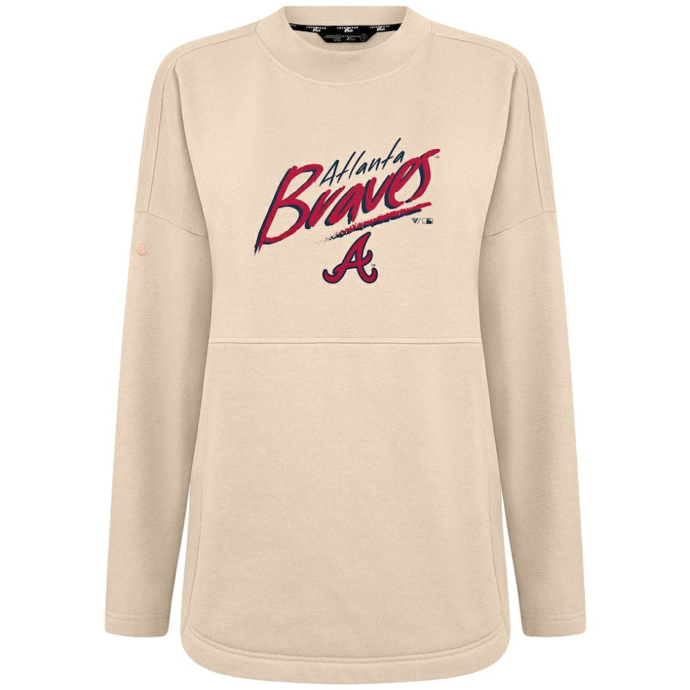 Atlanta Braves Levelwear Women's Oversized Beaudry Sizzle Top Near Me