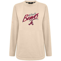 Atlanta Braves Levelwear Women's Oversized Beaudry Sizzle Top Near Me
