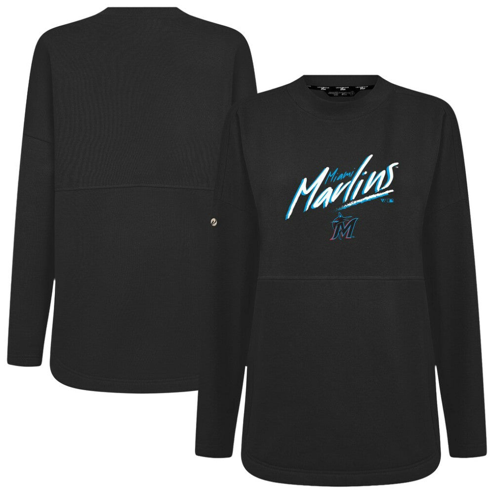 Miami Marlins Levelwear Women's Oversized Beaudry Sizzle Top for sale
