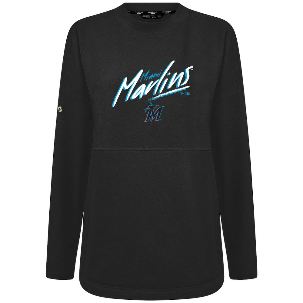 Miami Marlins Levelwear Women's Oversized Beaudry Sizzle Top for sale