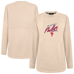 Philadelphia Phillies Levelwear Women's Oversized Beaudry Sizzle Top Clearance
