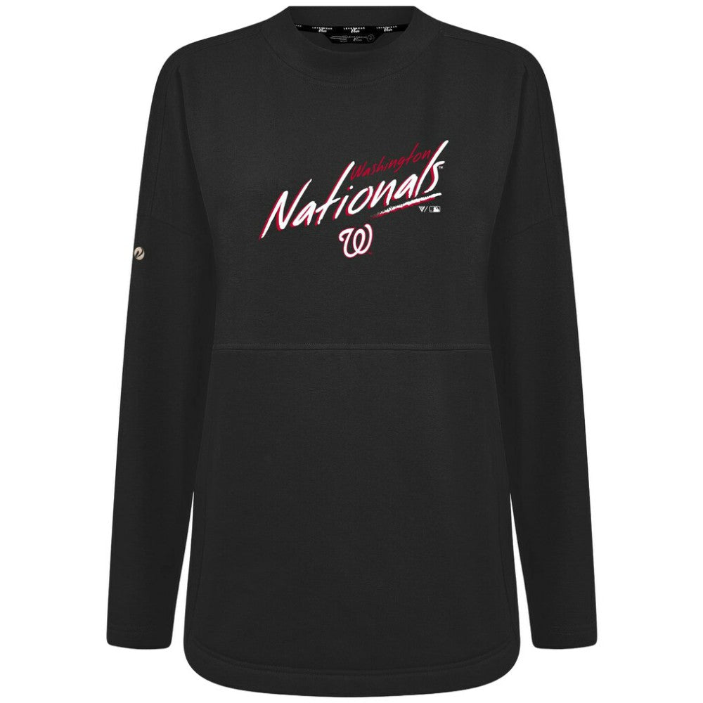 Washington Nationals Levelwear Women's Oversized Beaudry Sizzle Top Sale