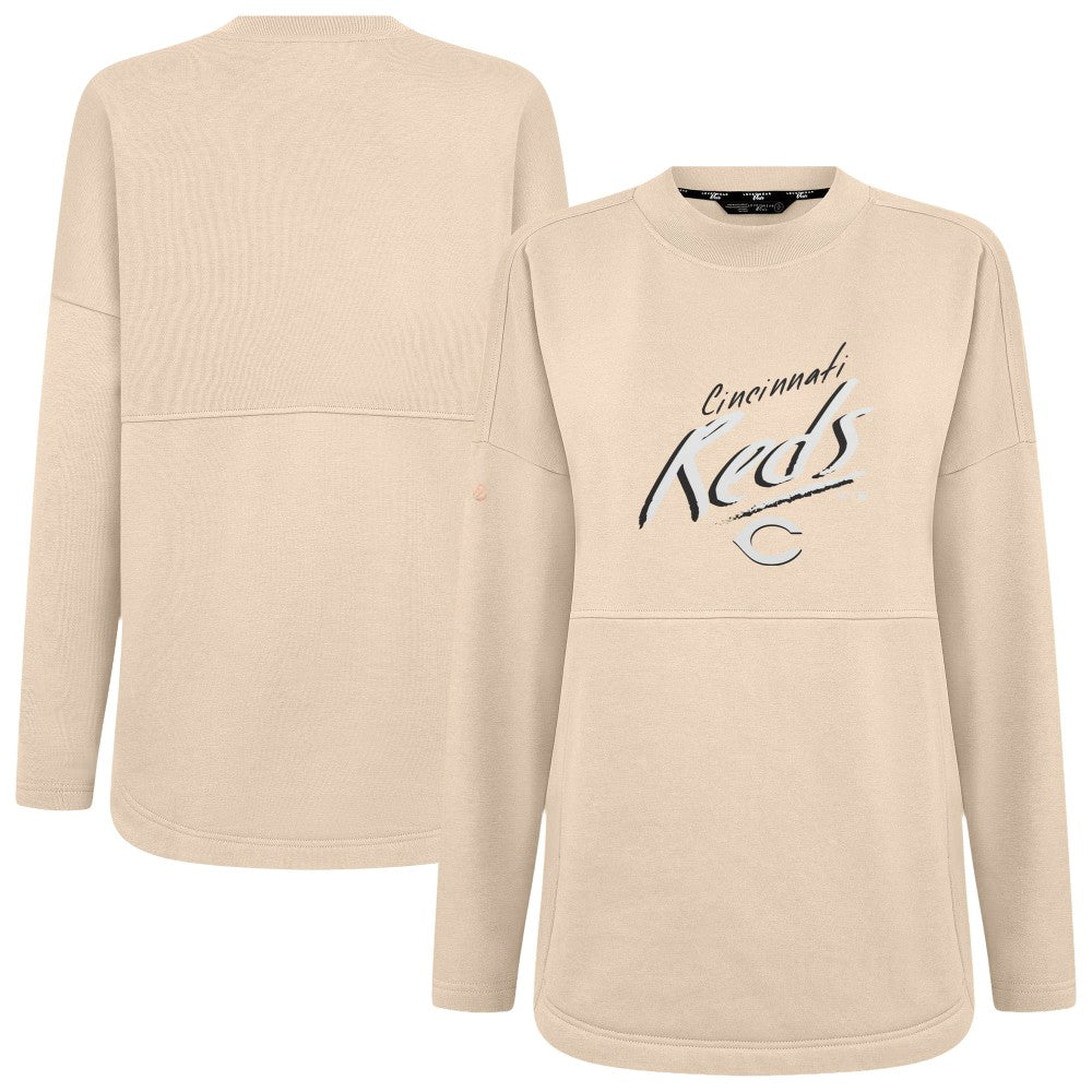 Cincinnati Reds Levelwear Women's Oversized Beaudry Sizzle Top On Sale