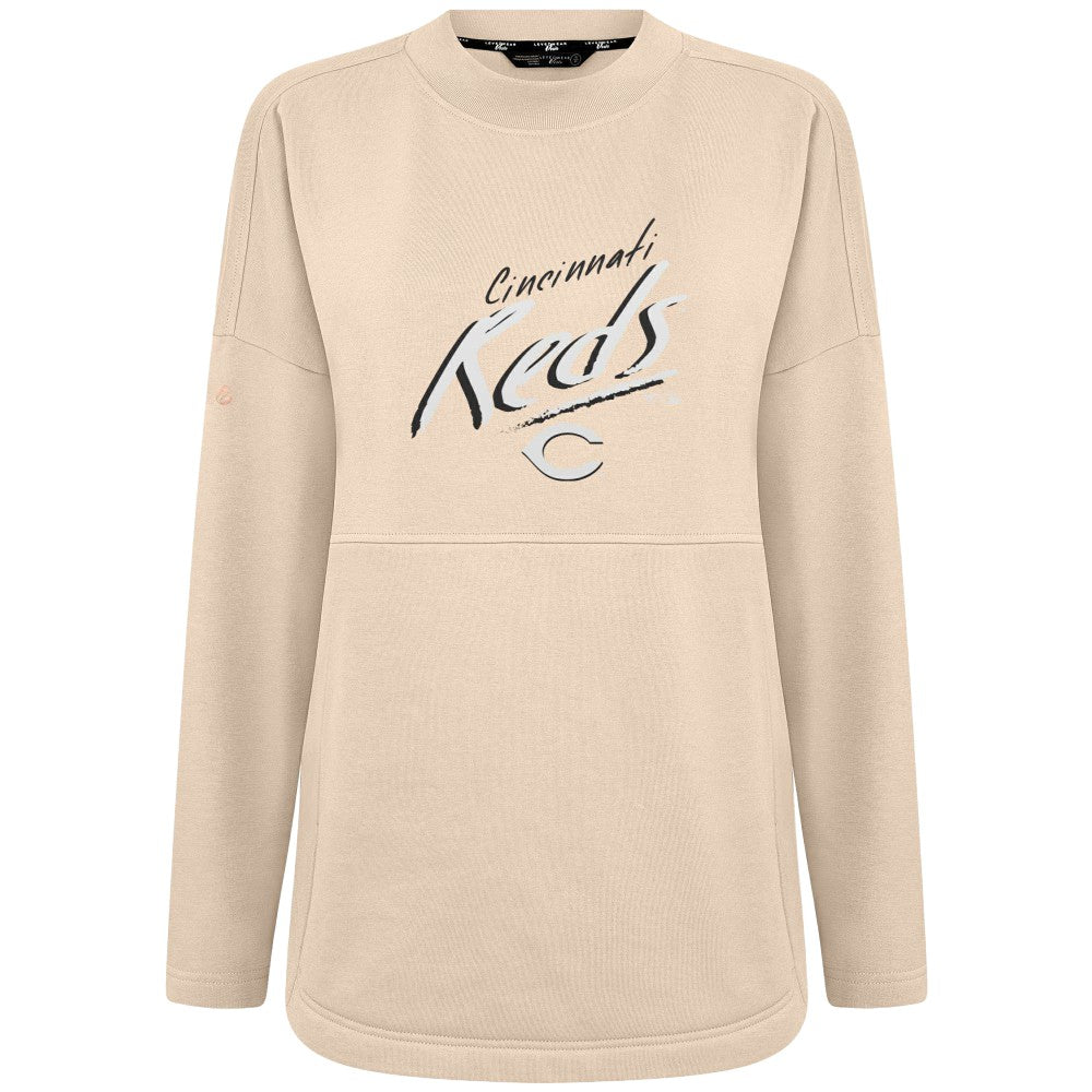 Cincinnati Reds Levelwear Women's Oversized Beaudry Sizzle Top On Sale