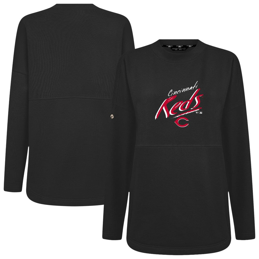 Cincinnati Reds Levelwear Women's Oversized Beaudry Sizzle Top On Sale