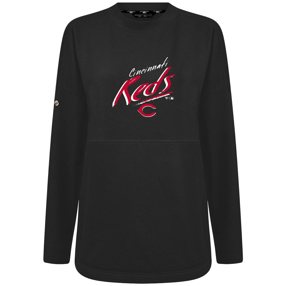 Cincinnati Reds Levelwear Women's Oversized Beaudry Sizzle Top On Sale