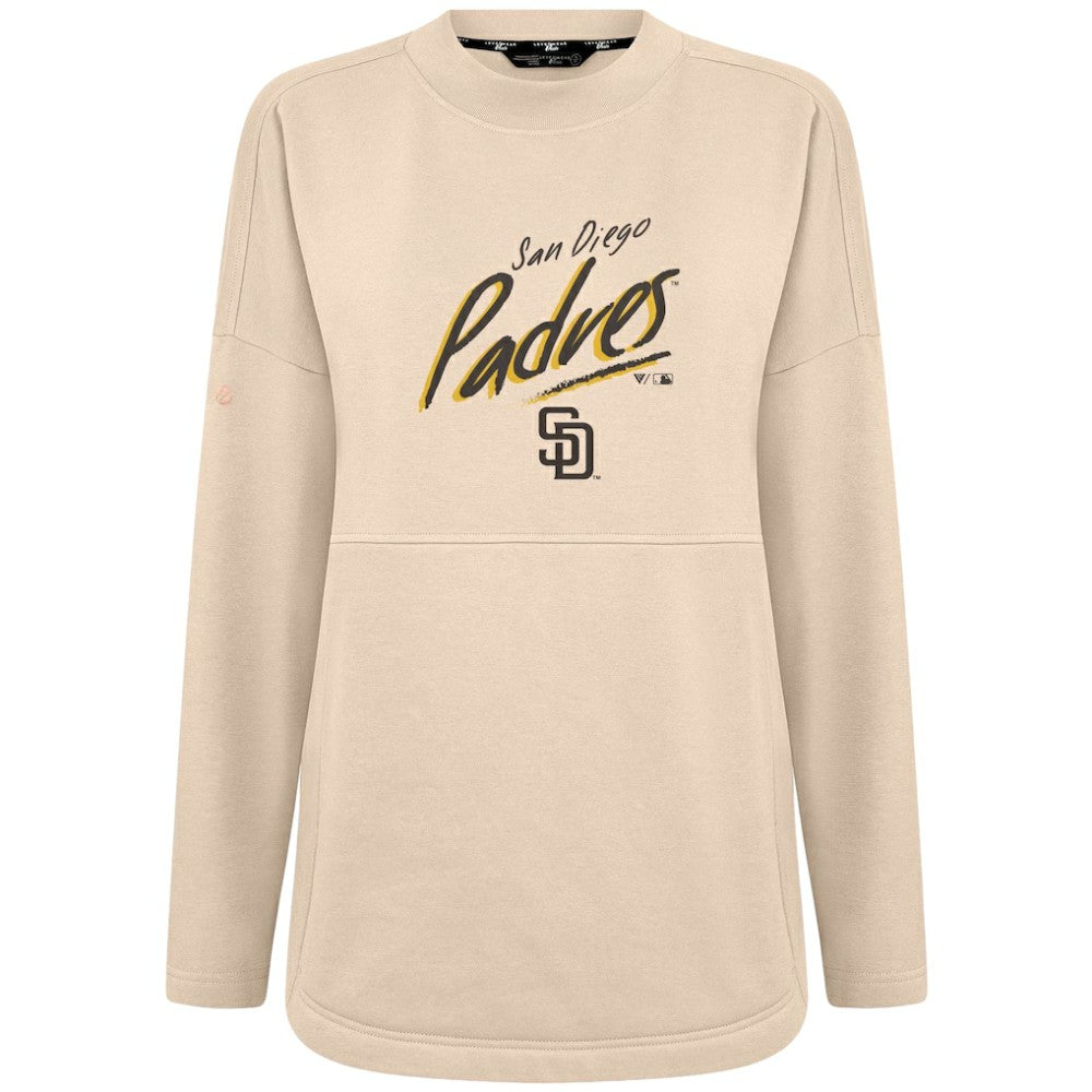 San Diego Padres Levelwear Women's Oversized Beaudry Sizzle Top Lifestyle