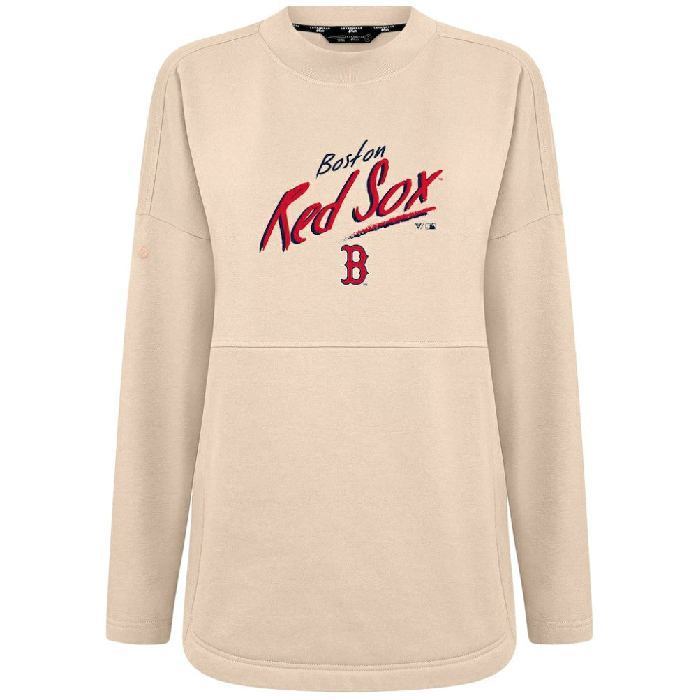 Boston Red Sox Levelwear Women's Oversized Beaudry Sizzle Top Sale
