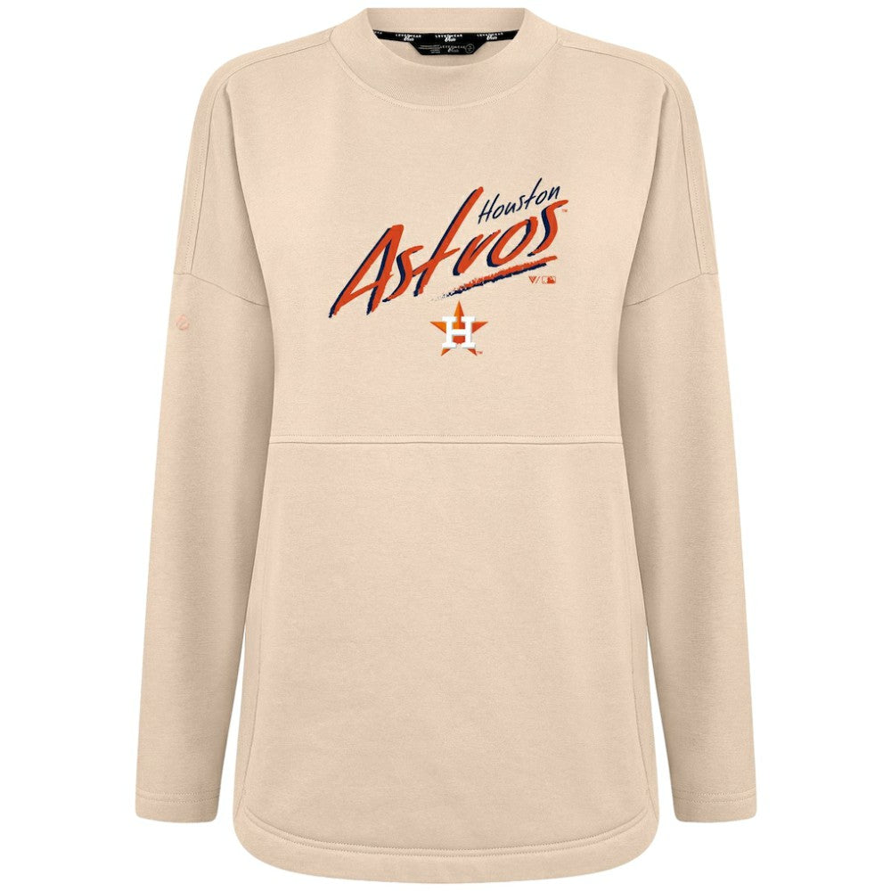 Houston Astros Levelwear Women's Oversized Beaudry Sizzle Top On Sale