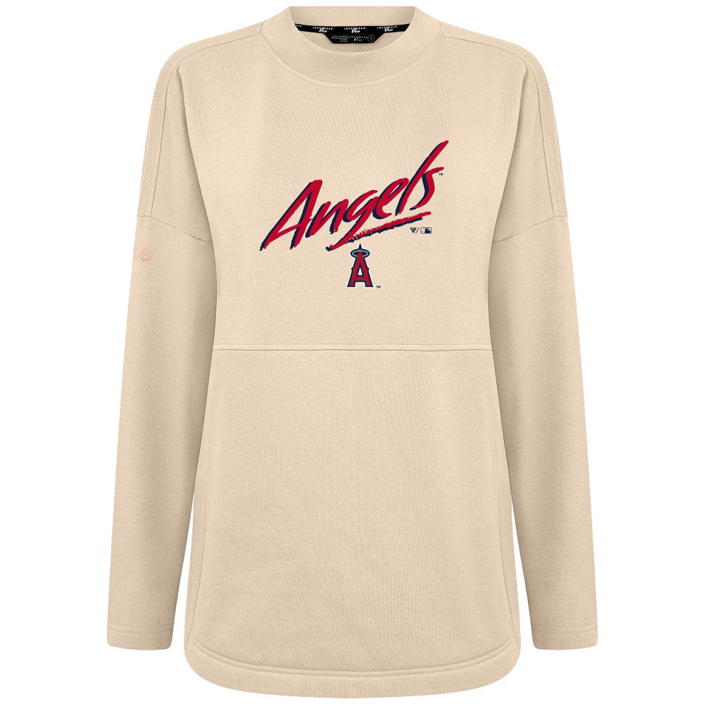 Los Angeles Angels Levelwear Women's Oversized Beaudry Sizzle Top Lifestyle
