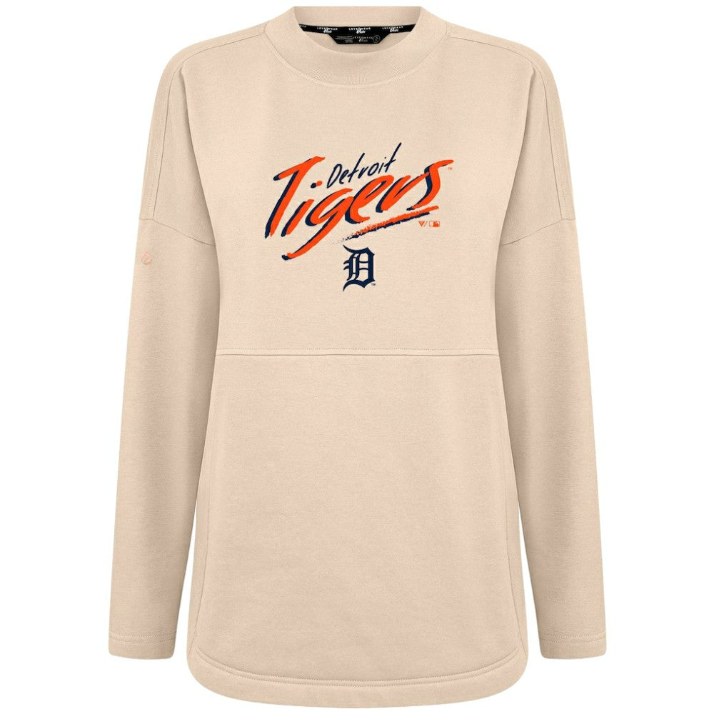 Detroit Tigers Levelwear Women's Oversized Beaudry Sizzle Top Clearance