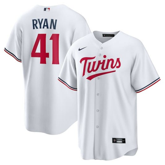 Joe Ryan Minnesota Twins Nike  Youth Home Replica Jersey - White | MLB Jerseys