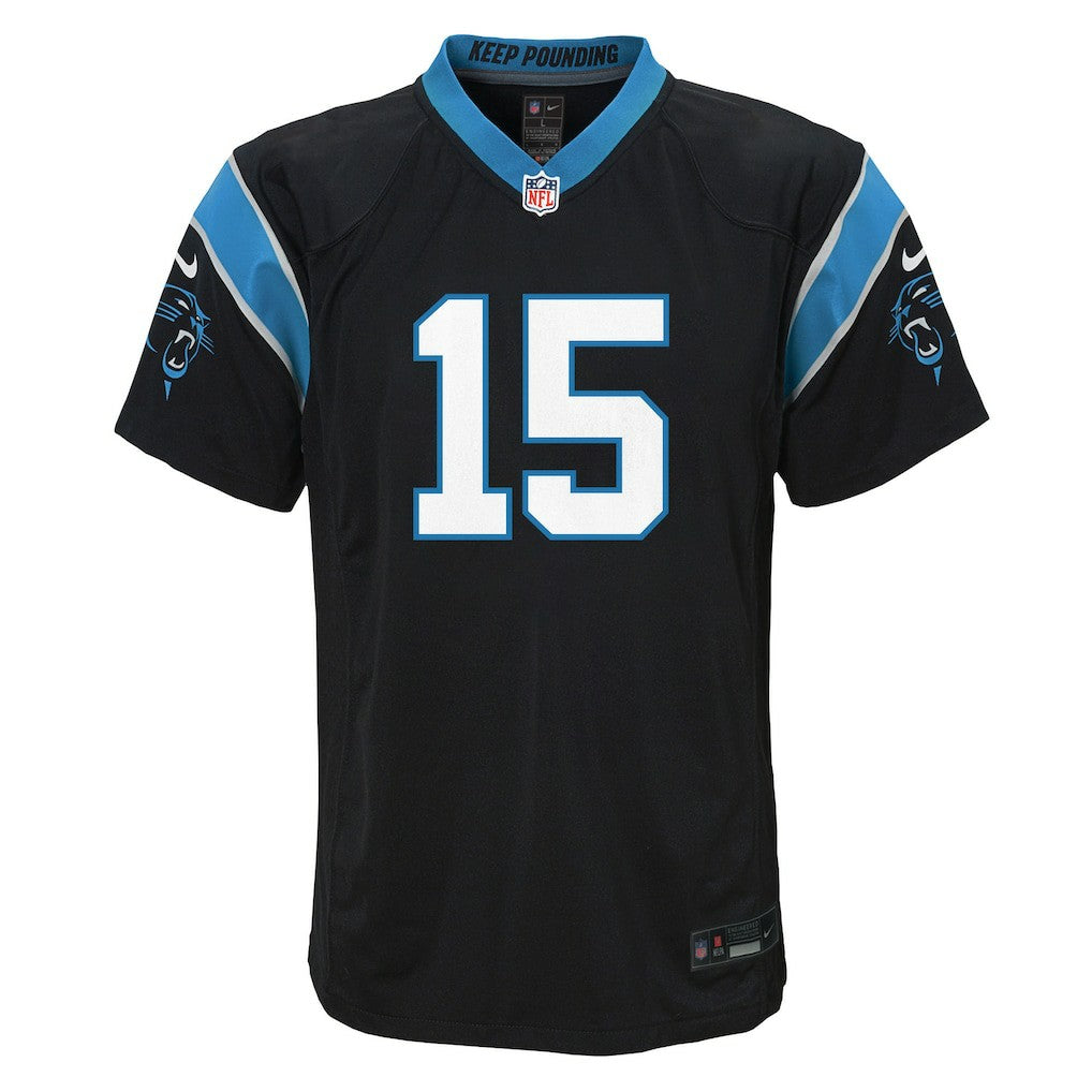 Jimmy Horn Jr. Carolina Panthers Youth Team Game Jersey Black - Nike