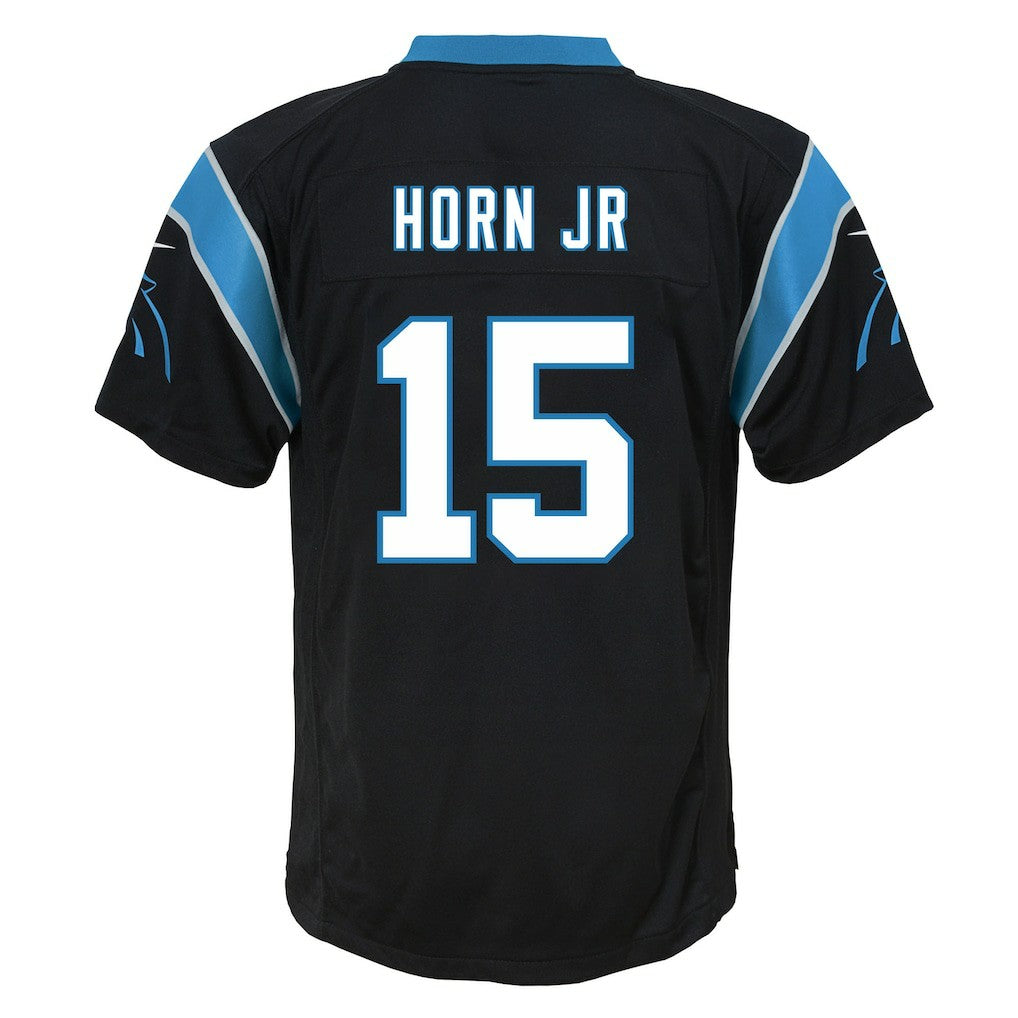 Jimmy Horn Jr. Carolina Panthers Youth Team Game Jersey Black - Nike