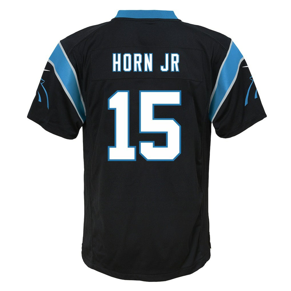 Jimmy Horn Jr. Carolina Panthers Youth Team Game Jersey Black - Nike