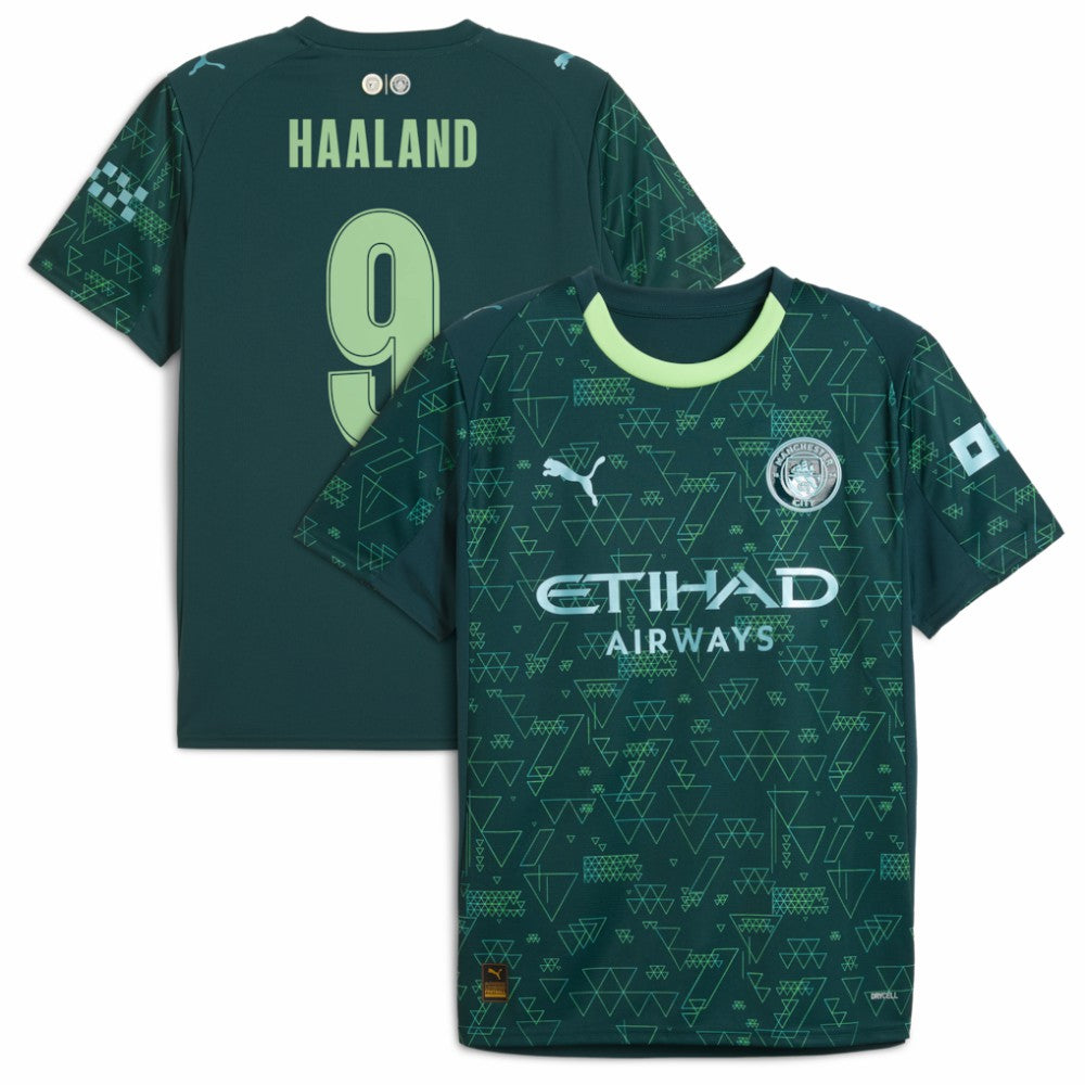 Puma Erling Haaland Manchester City x EA SPORTS FC 2025/26 Fourth Jerseys - Green
