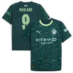 Puma Erling Haaland Manchester City x EA SPORTS FC 2025/26 Fourth Jerseys - Green