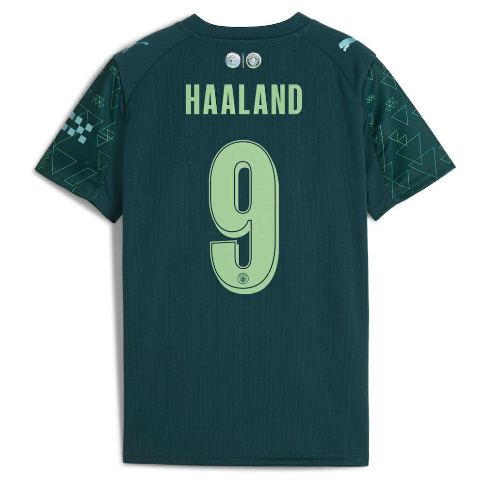 Puma Erling Haaland Manchester City x EA SPORTS FC Youth 2025/26 Fourth Jerseys - Green