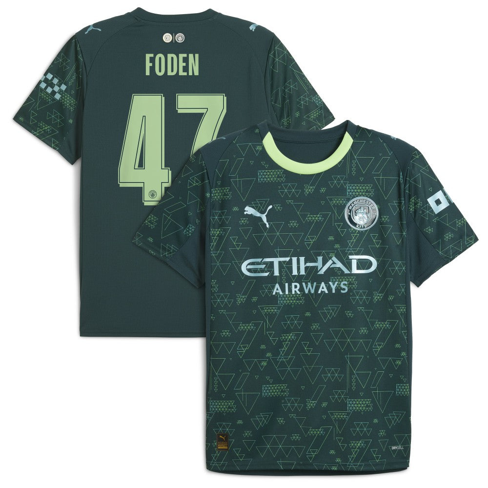 Puma Phil Foden Manchester City x EA SPORTS FC 2025/26 Fourth Jerseys - Green