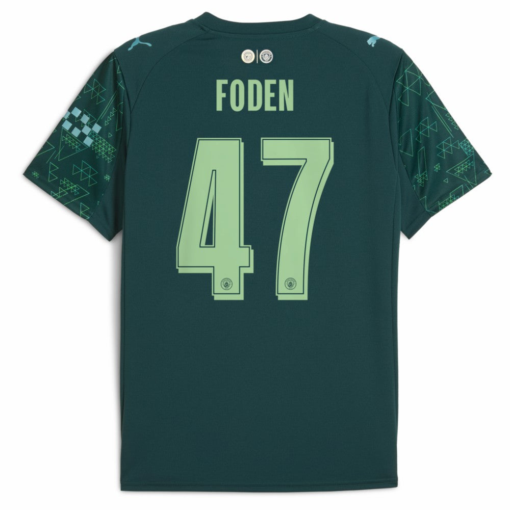 Puma Phil Foden Manchester City x EA SPORTS FC 2025/26 Fourth Jerseys - Green