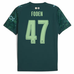 Puma Phil Foden Manchester City x EA SPORTS FC 2025/26 Fourth Jerseys - Green