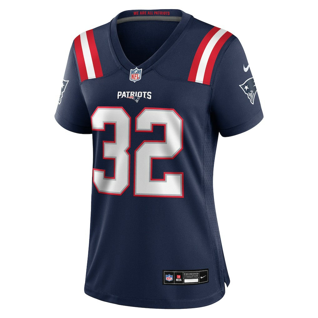 TreVeyon Henderson New England Patriots Women's Game Jersey - Navy | NFL Jerseys