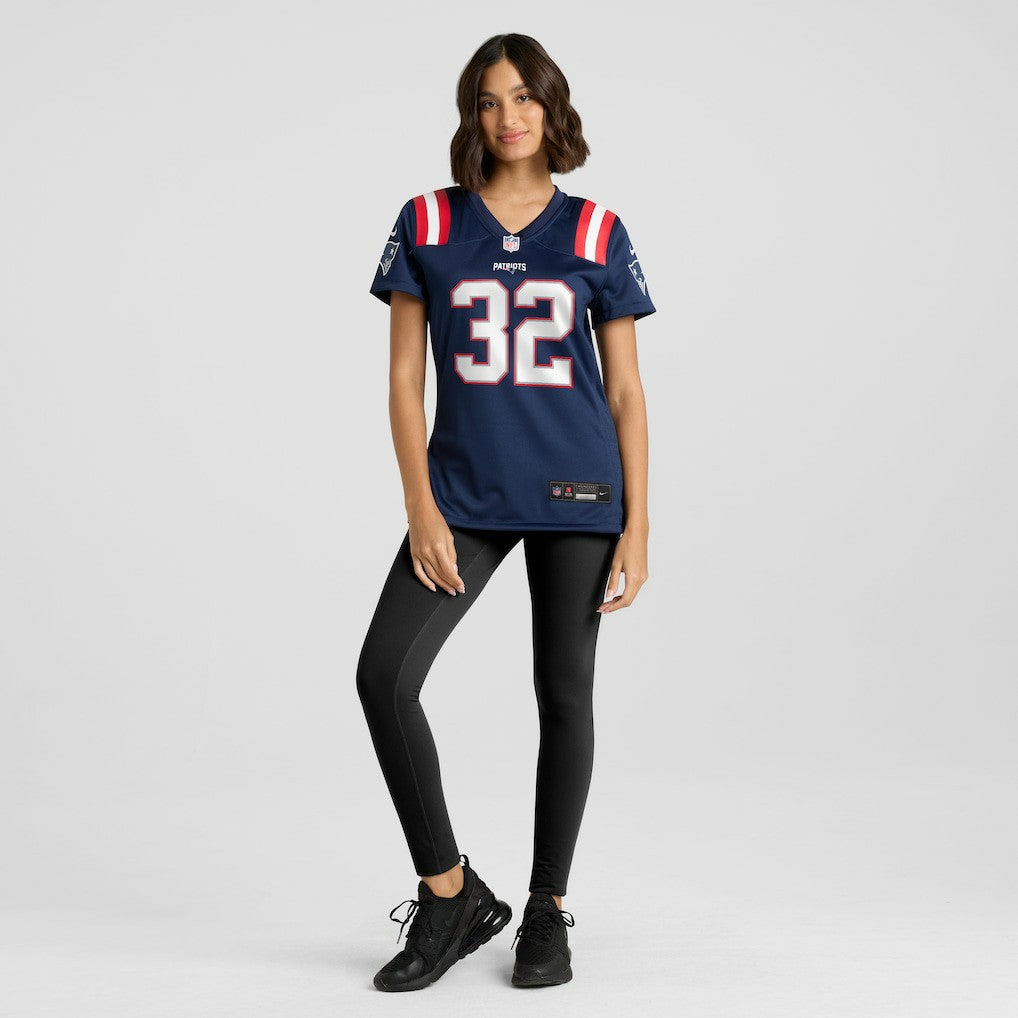 TreVeyon Henderson New England Patriots Women's Game Jersey - Navy | NFL Jerseys