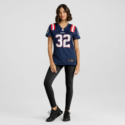 TreVeyon Henderson New England Patriots Women's Game Jersey - Navy | NFL Jerseys