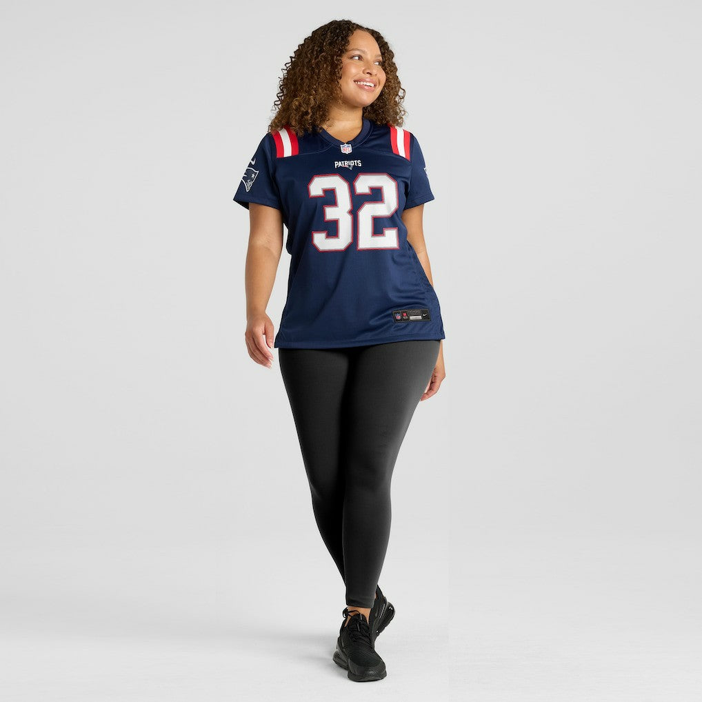 TreVeyon Henderson New England Patriots Women's Game Jersey - Navy | NFL Jerseys
