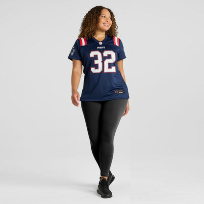 TreVeyon Henderson New England Patriots Women's Game Jersey - Navy | NFL Jerseys