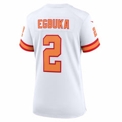 Emeka Egbuka '76 Tampa Bay Buccaneers Women's Alternate 50th Season Game Jersey White - Nike
