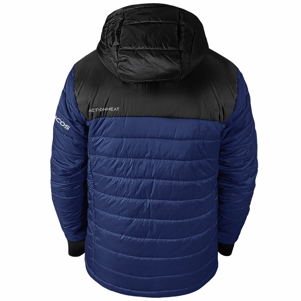Denver Broncos ActionHeat 5V Battery Heated Colorblock Full-Zip Puffer Jacket Black/Navy - NFL