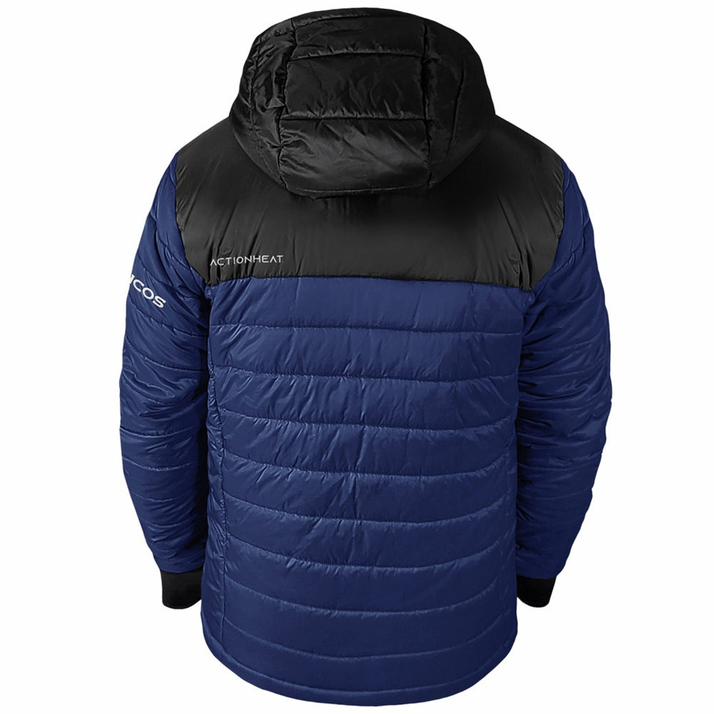 Denver Broncos ActionHeat 5V Battery Heated Colorblock Full-Zip Puffer Jacket Black/Navy - NFL