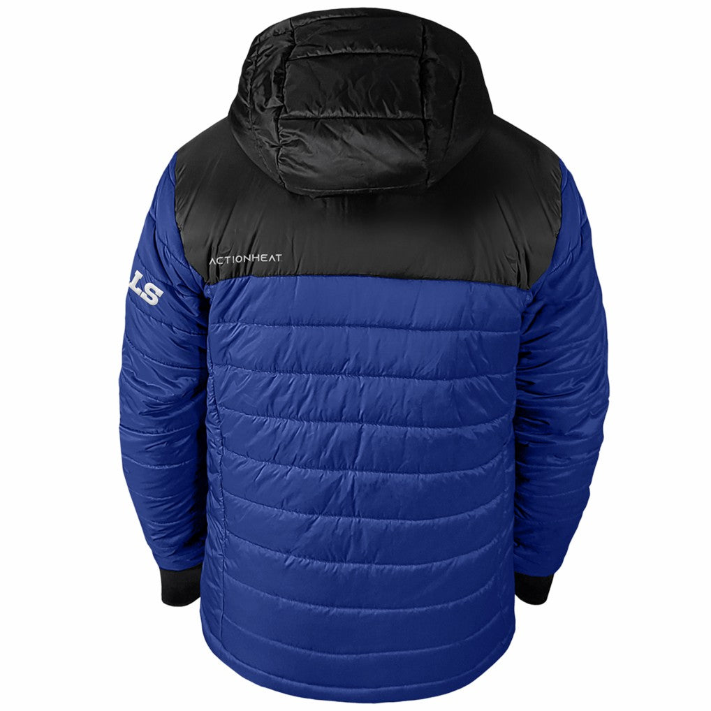 Buffalo Bills ActionHeat 5V Battery Heated Colorblock Full-Zip Puffer Jacket Black/Royal - NFL