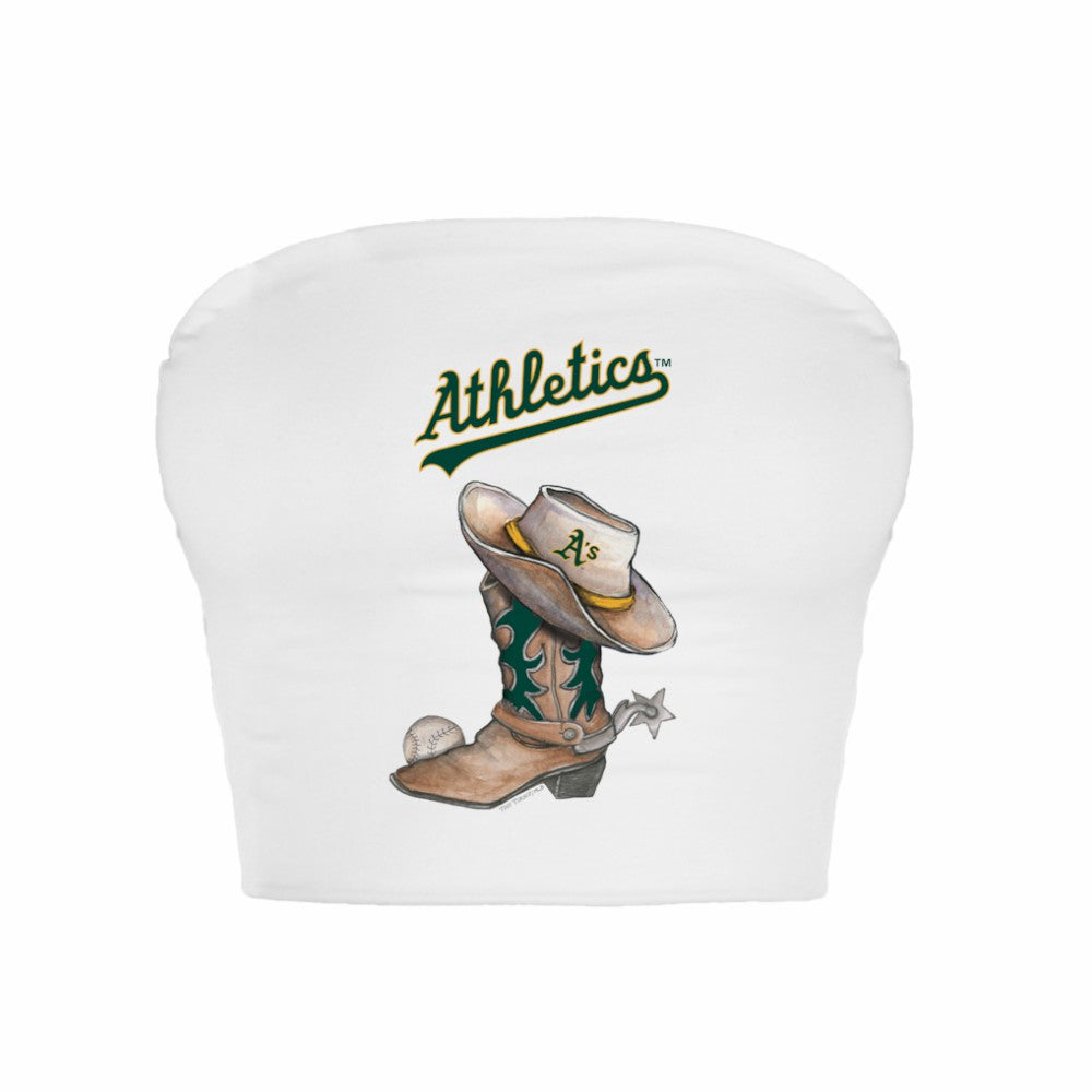 Athletics Tiny Turnip Women's Cowboy Boot Crop Tube Top Lifestyle