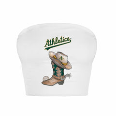 Athletics Tiny Turnip Women's Cowboy Boot Crop Tube Top Lifestyle