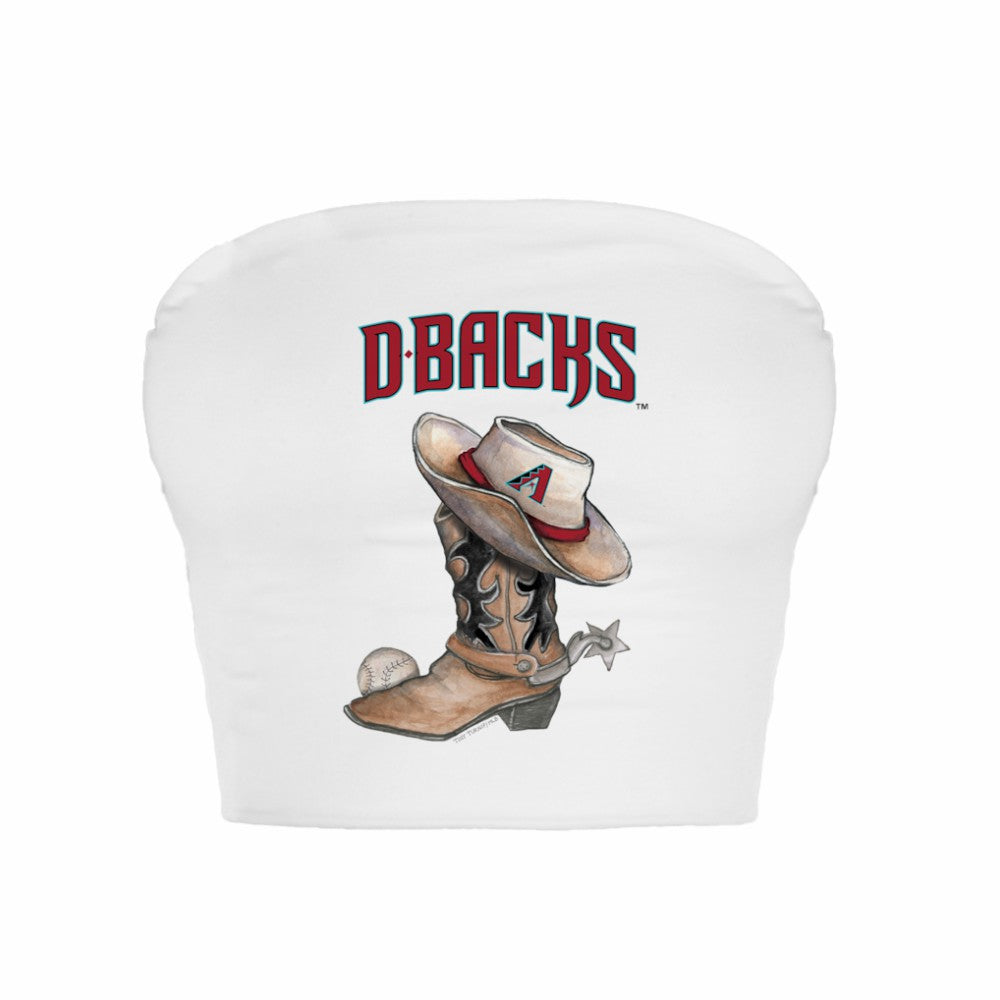 Arizona Diamondbacks Tiny Turnip Women's Cowboy Boot Crop Tube Top Online