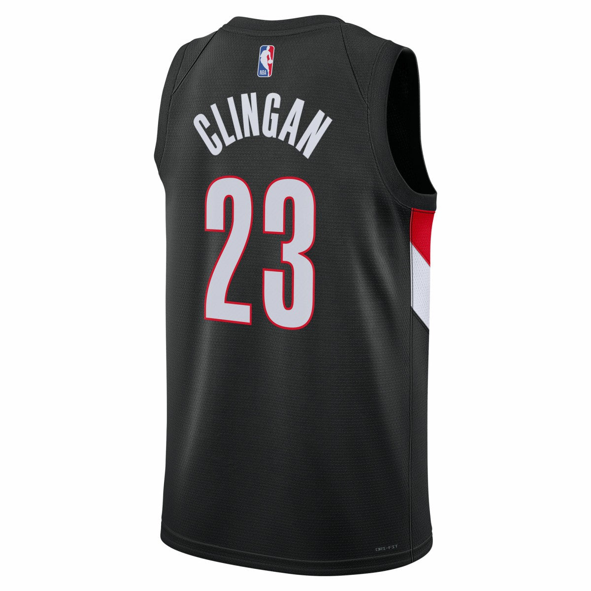 Nike - Donovan Clingan Portland Trail Blazers Unisex Swingman Jersey - Icon Edition - Black
