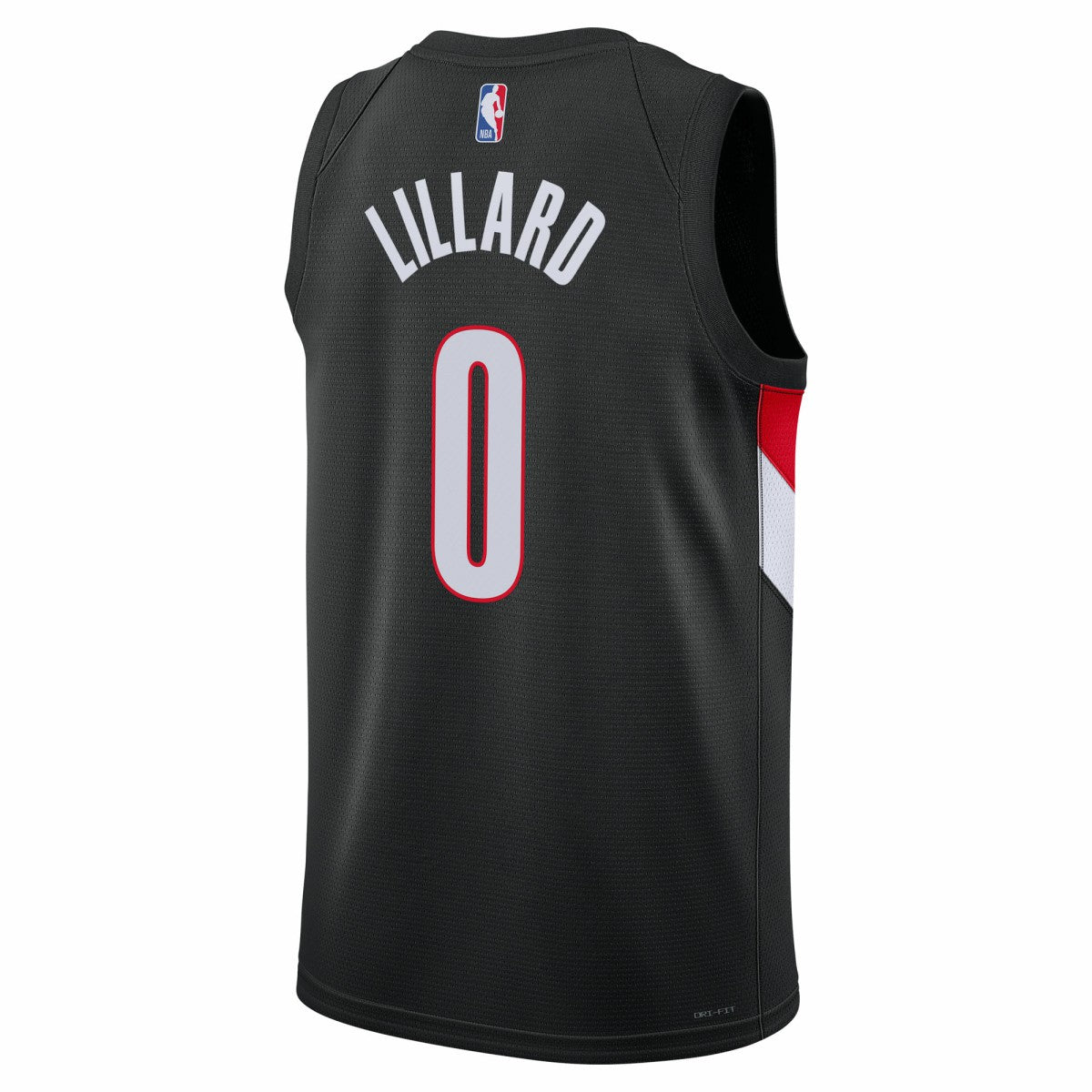 Nike - Damian Lillard Portland Trail Blazers Unisex Swingman Jersey - Icon Edition - Black