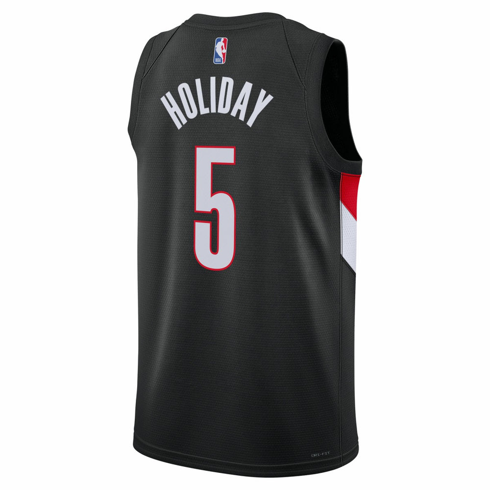 Nike - Jrue Holiday Portland Trail Blazers Unisex Swingman Jersey - Icon Edition - Black