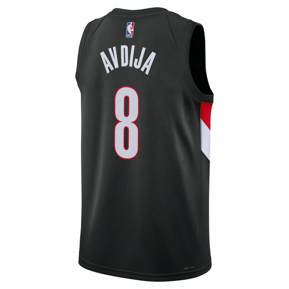 Nike - Deni Avdija Portland Trail Blazers Unisex Swingman Jersey - Icon Edition - Black
