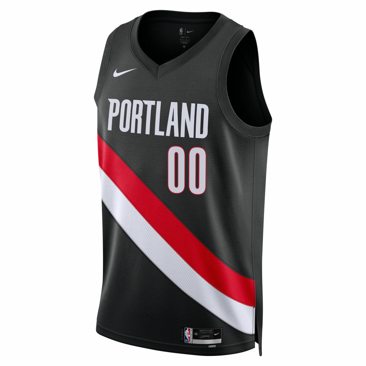 Portland Trail Blazers Unisex Swingman Custom Jersey - Icon Edition - Black | NBA Jerseys
