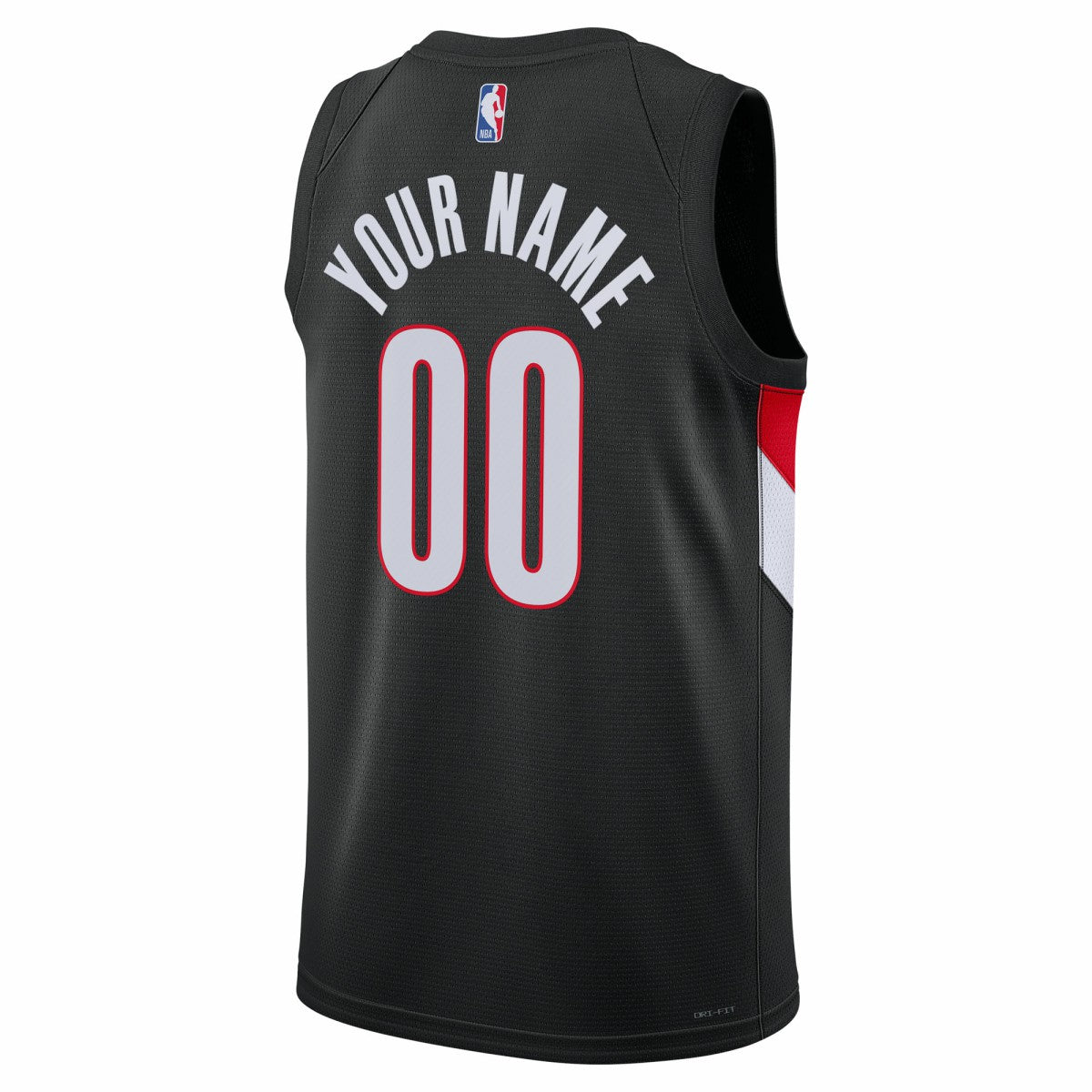 Portland Trail Blazers Unisex Swingman Custom Jersey - Icon Edition - Black | NBA Jerseys