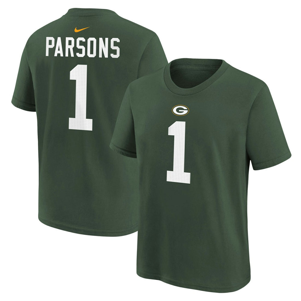 Micah Parsons Green Bay Packers Youth Player Name & Number T-Shirt Green - Nike