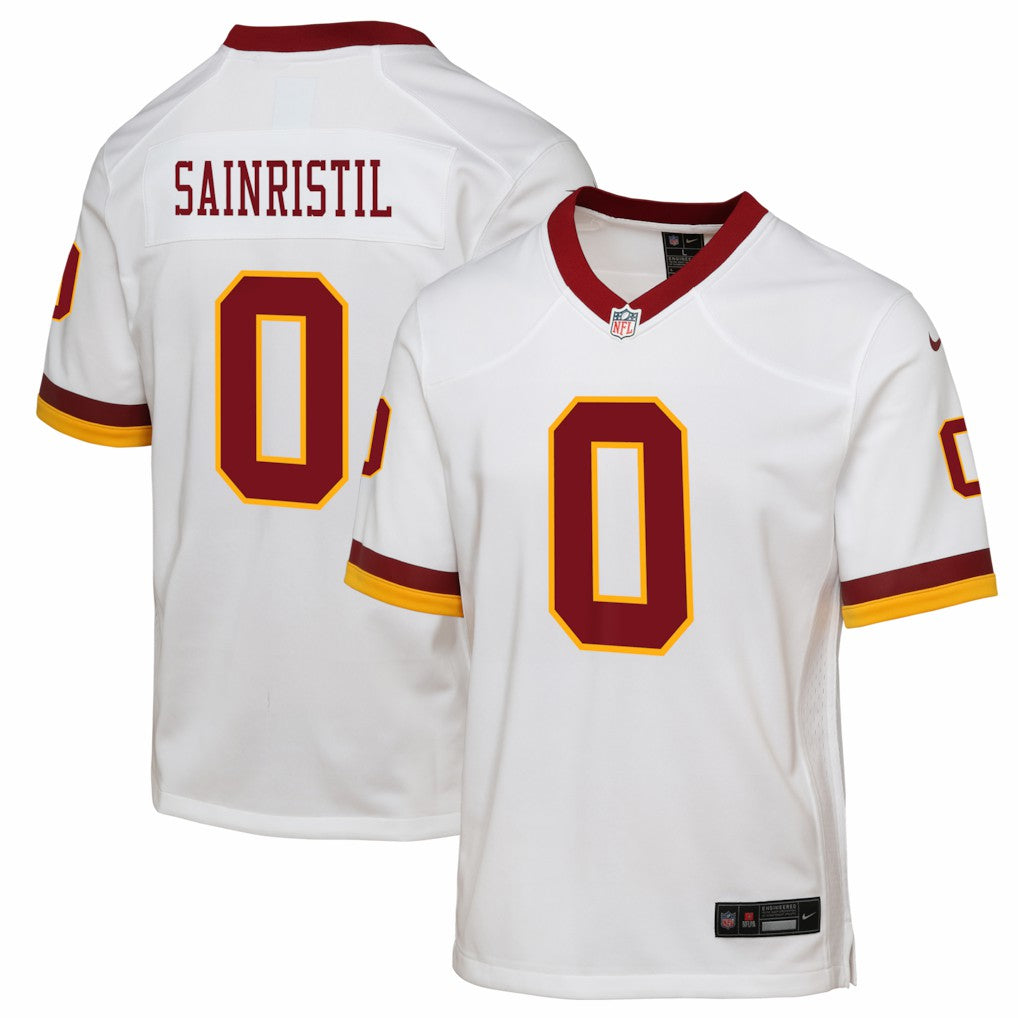 Mike Sainristil Washington Commanders Youth Alternate 2 Game Jersey White - Nike
