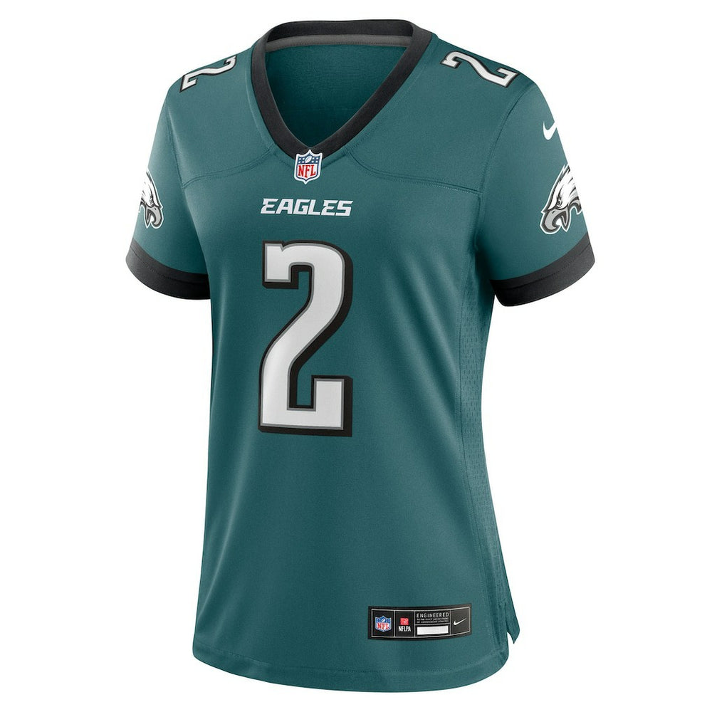 Jahan Dotson Philadelphia Eagles Women's Team Game Jersey Midnight Green - Nike