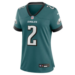 Jahan Dotson Philadelphia Eagles Women's Team Game Jersey Midnight Green - Nike